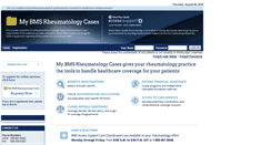 Desktop Screenshot of mybmsrheumatologycases.com