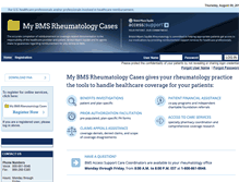 Tablet Screenshot of mybmsrheumatologycases.com